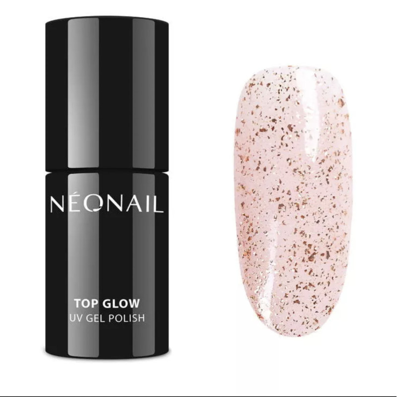 Rose Gold Flakes - Top Glow (Top Coat) 7,2ml Neonail