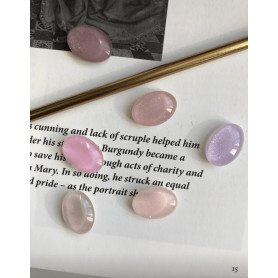 Oval - Swatch display für Nagellack Glas Transparent (10... 2