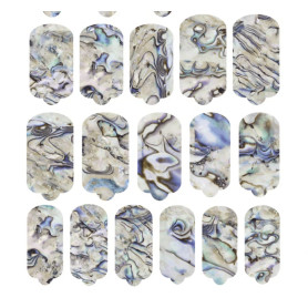 Nagelfolie Abalone Light - Nail Wraps by Provocative Nails 2