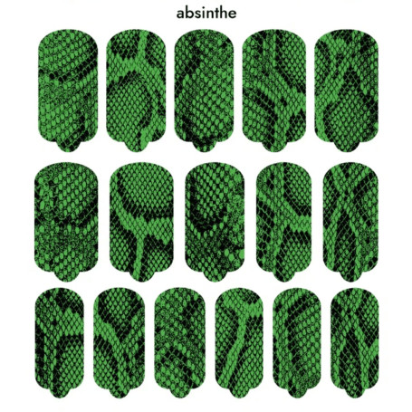Nagelfolie Absinthe - Nail Wraps by Provocative Nails