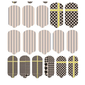 Nagelfolie Anna's Jacket - Nail Wraps by Provocative Nails 2