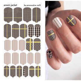 Nagelfolie Anna's Jacket - Nail Wraps by Provocative Nails