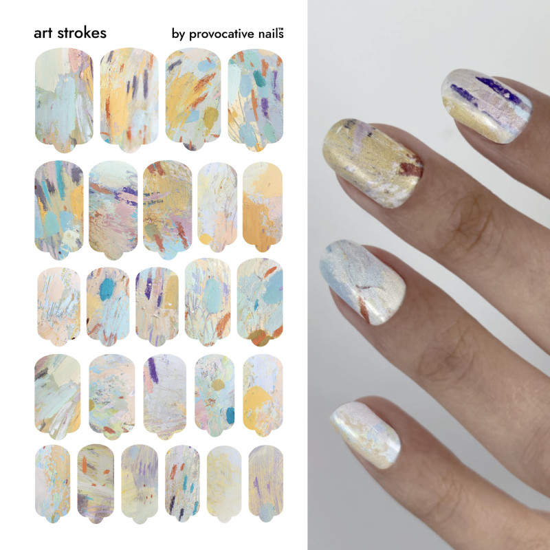 Art Strokes - Nail Wraps by Provocative Nails
