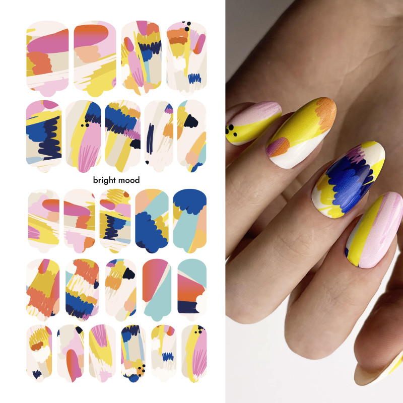Bright mood - Nail Wraps by Provocative Nails