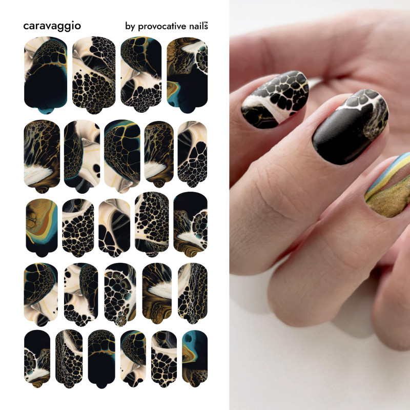 Caravaggio - Nail Wraps by Provocative Nails