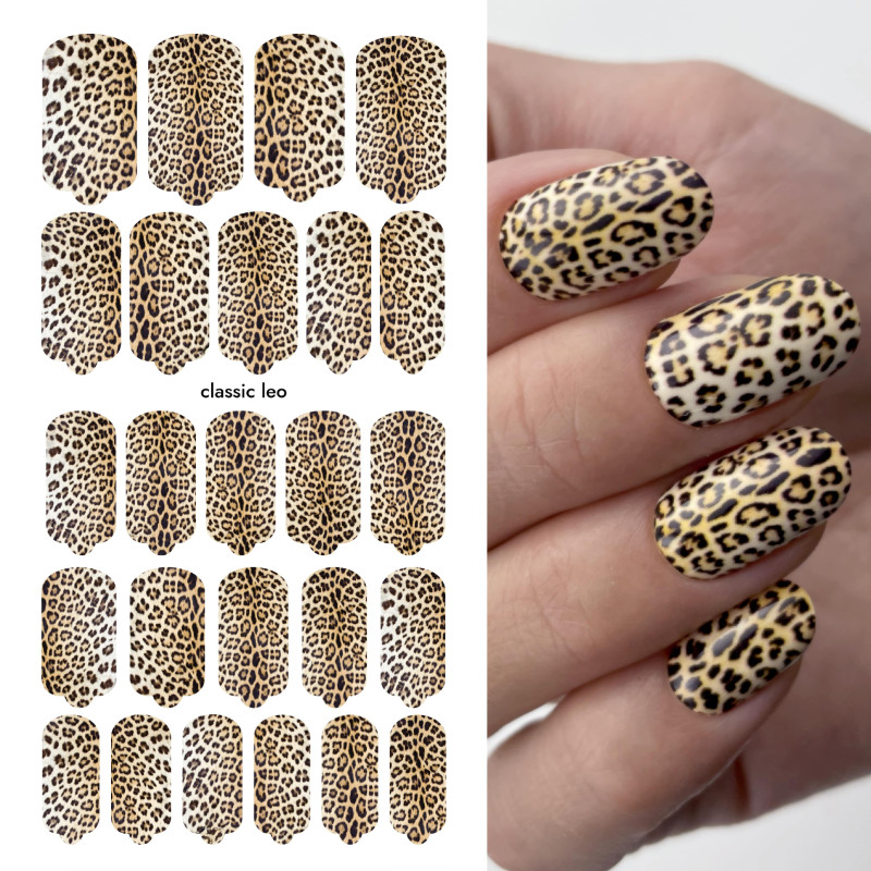 Classic leo - Nail Wraps by Provocative Nails