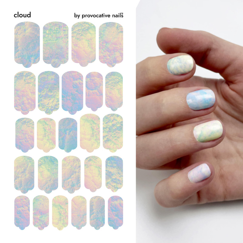 Cloud - Nail Wraps by Provocative Nails