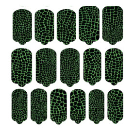 Nagelfolie Crocodile - Nail Wraps by Provocative Nails 2