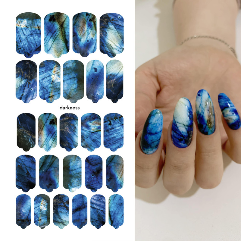 Darkness - Nail Wraps by Provocative Nails