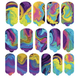 Nagelfolie Fluide art - Nail Wraps by Provocative Nails 2