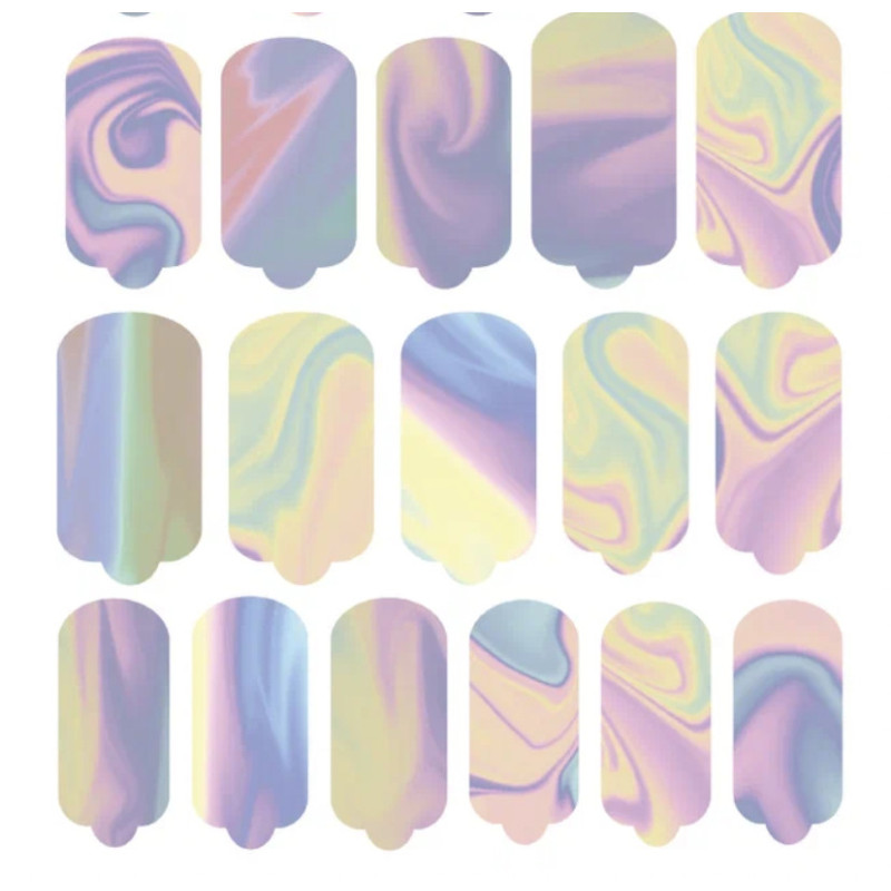 Nagelfolie Gasoline - Nail Wraps by Provocative Nails-NAIL WRAPS SELBSTKLEBEND-Double Beauty Shop