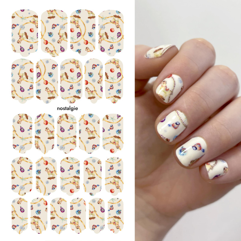 Nostalgie - Nail Wraps by Provocative Nails