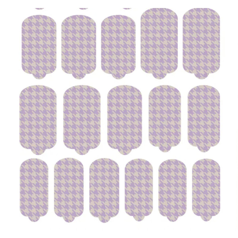 Nagelfolie Hound's tooth - Nail Wraps by Provocative Nails-NAIL WRAPS SELBSTKLEBEND-Double Beauty Shop