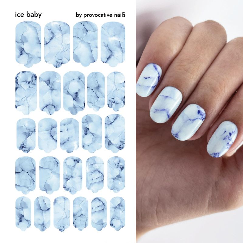Ice baby - Nail Wraps by Provocative Nails