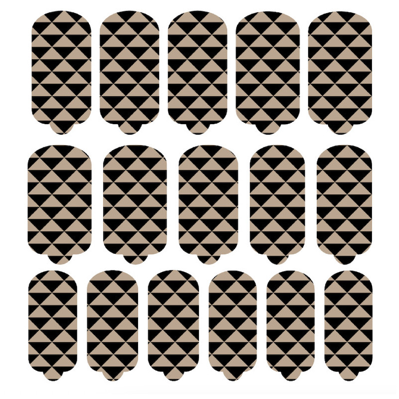 Nagelfolie Iconic Black - Nail Wraps by Provocative Nails-NAIL WRAPS SELBSTKLEBEND-Double Beauty Shop