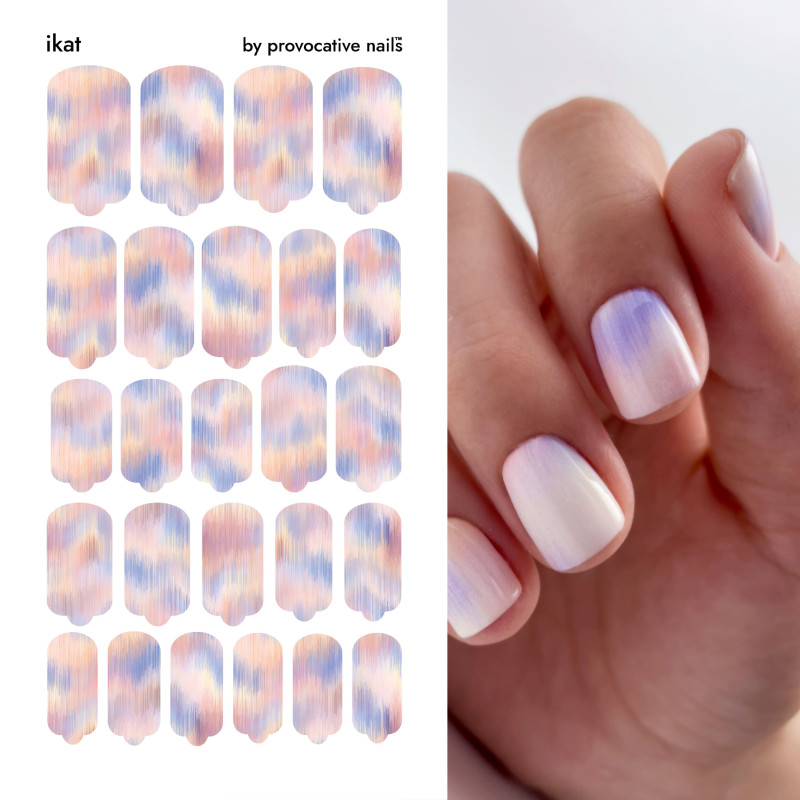 Ikat - Nail Wraps by Provocative Nails