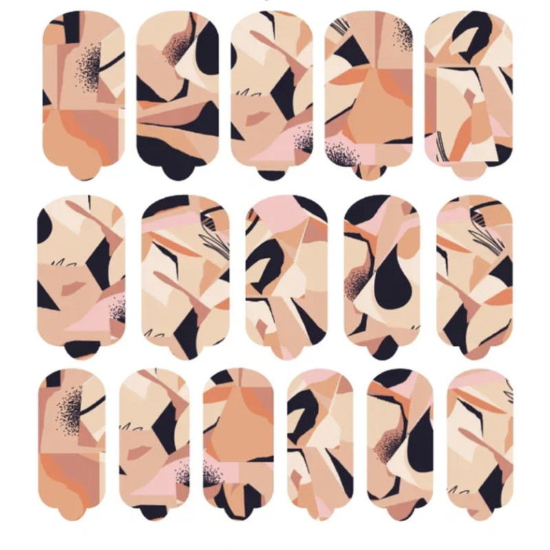 Nagelfolie Kylie - Nail Wraps by Provocative Nails-NAIL WRAPS SELBSTKLEBEND-Double Beauty Shop