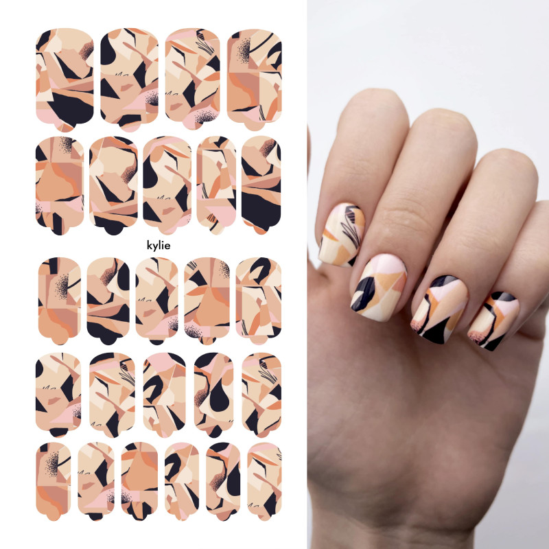 Kylie - Nail Wraps by Provocative Nails