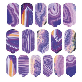 Nagelfolie Lilac Agate - Nail Wraps by Provocative Nails 2