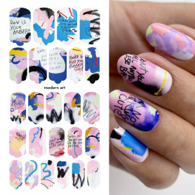 Nagelfolie Modern Art - Nail Wraps by Provocative Nails