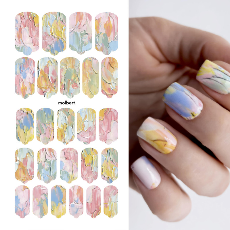 Molbert - Nail Wraps by Provocative Nails