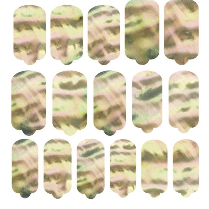 Nagelfolie Mother of pearl - Nail Wraps by Provocative Nails-NAIL WRAPS SELBSTKLEBEND-Double Beauty Shop