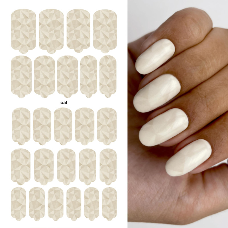 Oat - Nail Wraps by Provocative Nails