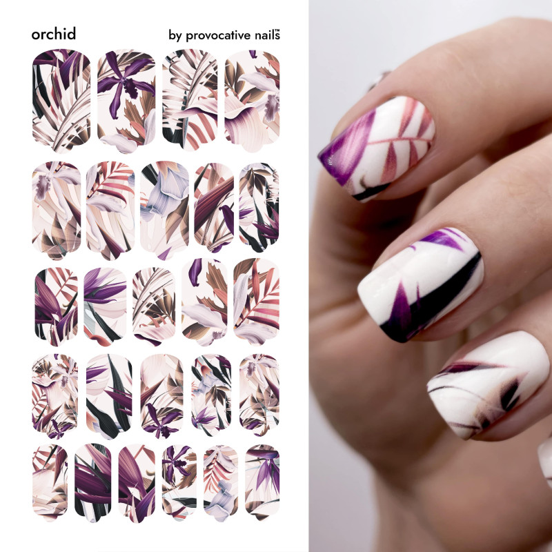 Orchid - Nail Wraps by Provocative Nails