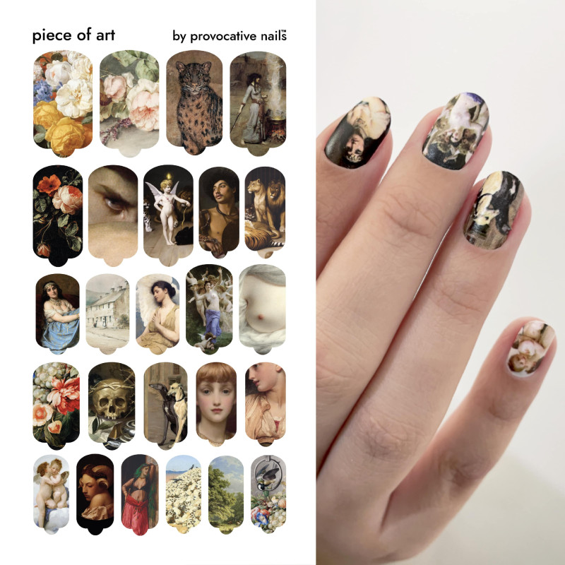 Piece of Art - Nail Wraps by Provocative Nails