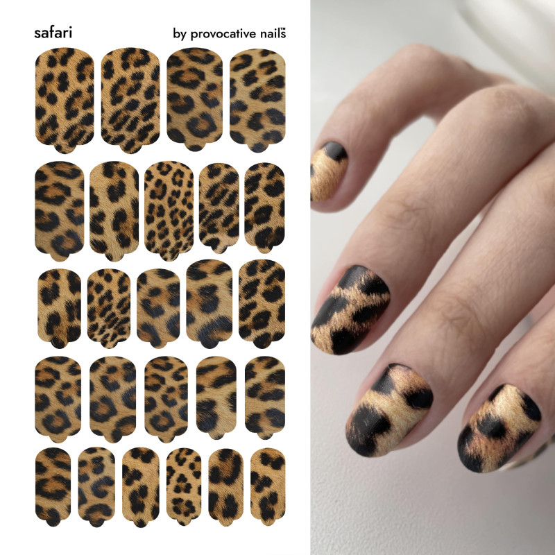 Safari - Nail Wraps by Provocative Nails