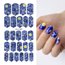 Nagelfolie Starry Night - Nail Wraps by Provocative Nails