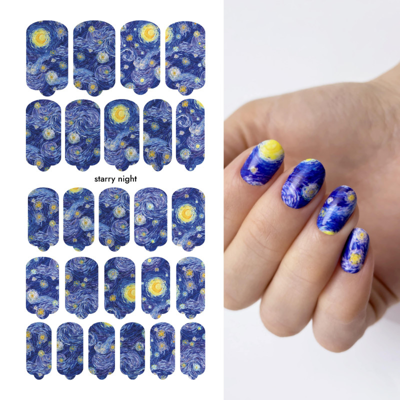 Starry night - Nail Wraps by Provocative Nails