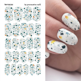 Nagelfolie Terrazzo - Nail Wraps by Provocative Nails