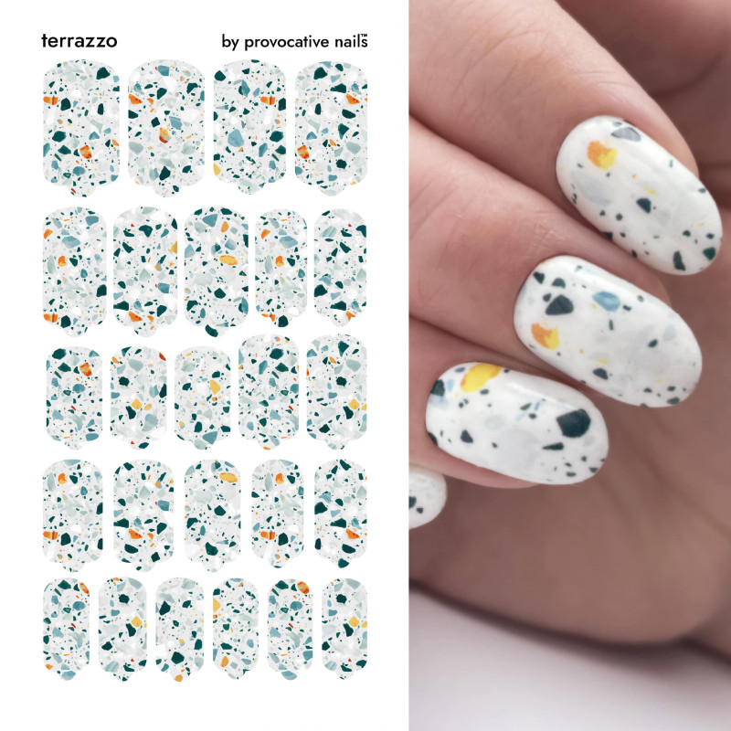 Terrazzo - Nail Wraps by Provocative Nails