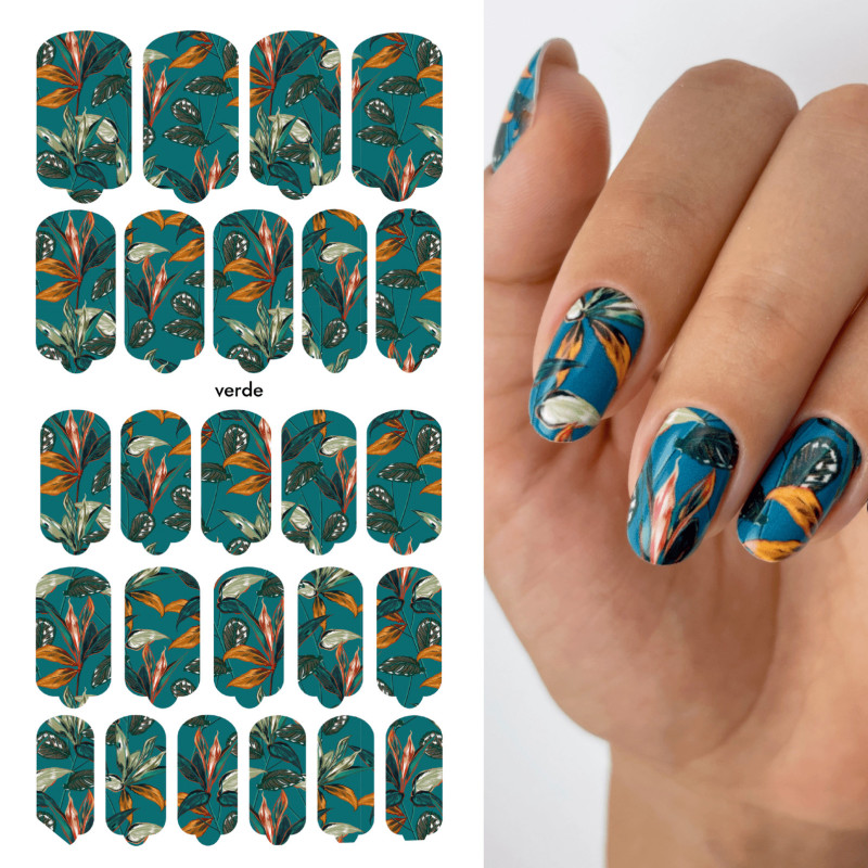 Verde - Nail Wraps by Provocative Nails