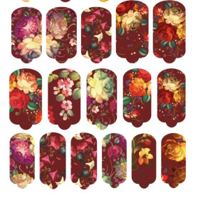 Nagelfolie Zhostovo - Nail Wraps by Provocative Nails 2