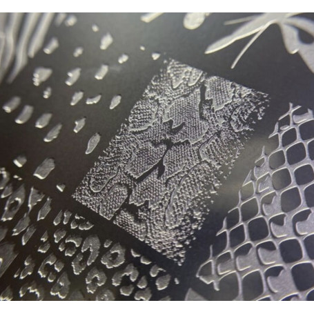 0004 by Vakula Matte stamping schablone + design blatt ART STAMPING