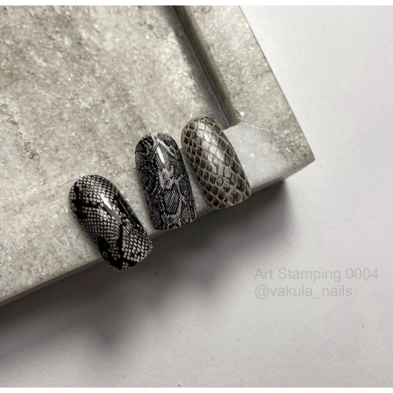 0004 by Vakula Matte stamping schablone + design blatt ART STAMPING-ALLE SCHABLONEN-Double Beauty Shop