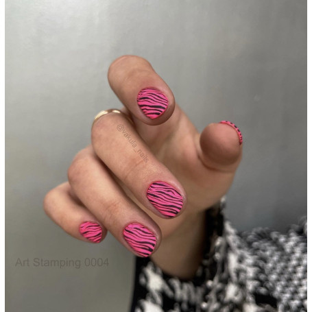 0004 by Vakula Matte stamping schablone + design blatt ART STAMPING