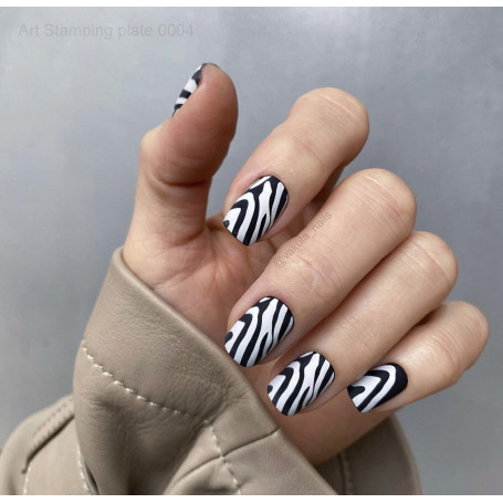 0004 by Vakula Matte stamping schablone + design blatt ART STAMPING