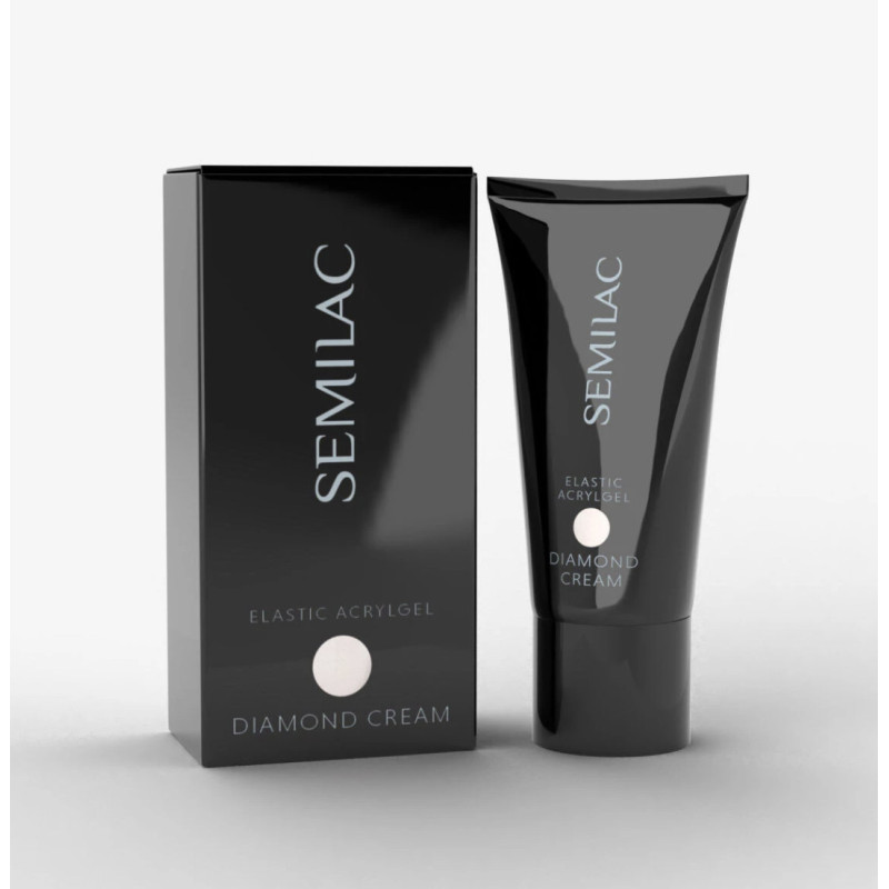 Diamond Cream - ELASTIC ACRYLGEL (Double Flex) 30 g Semilac-ACRYLGEL-Double Beauty Shop