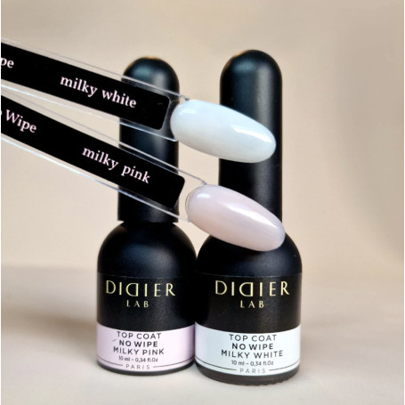 MILKY WHITE - TOP COAT No Wipe 10ml DIDIER LAB