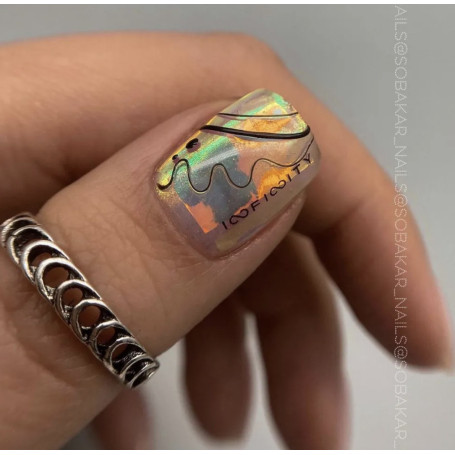 Glasseffekt Folie 1033 (20 cm) ZooNail