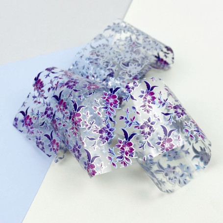 BLUMEN - Nailart Folie Holographisch ZooNail