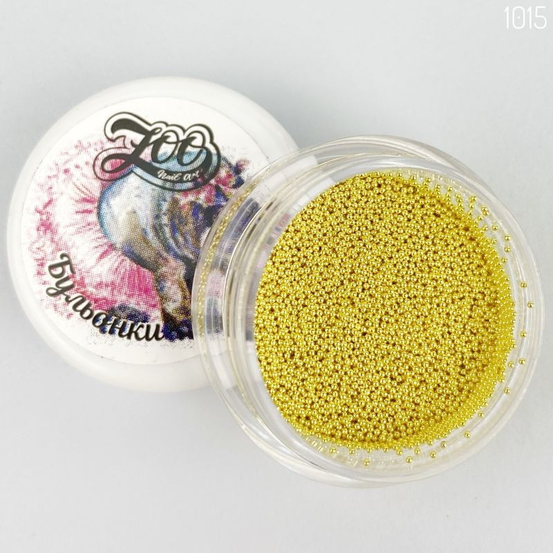 GOLD - METALLPERLEN (0.8mm) ZooNail