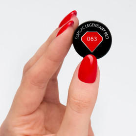 063 Legendary Red - UV Nagellack 7ml Semilac 2
