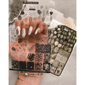 04 PARADISE stamping schablone + design blatt TAKIDA 2