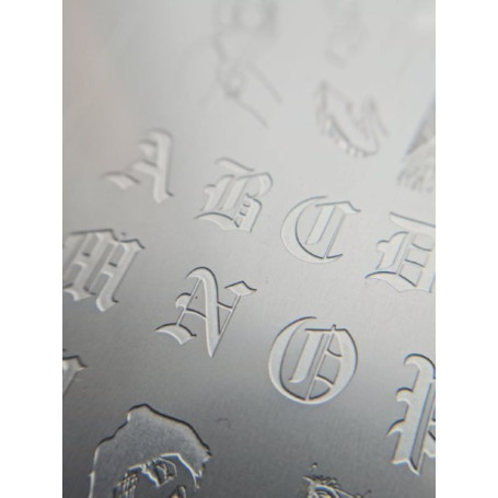 15 URBAN stamping schablone + design blatt TAKIDA