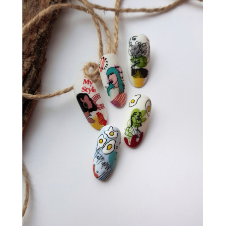 18 ART stamping schablone + design blatt TAKIDA