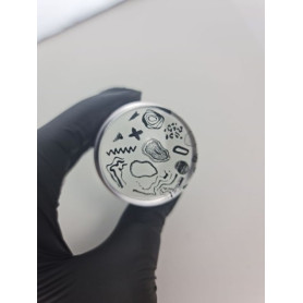 25 TEXTURES stamping schablone + design blatt TAKIDA 2